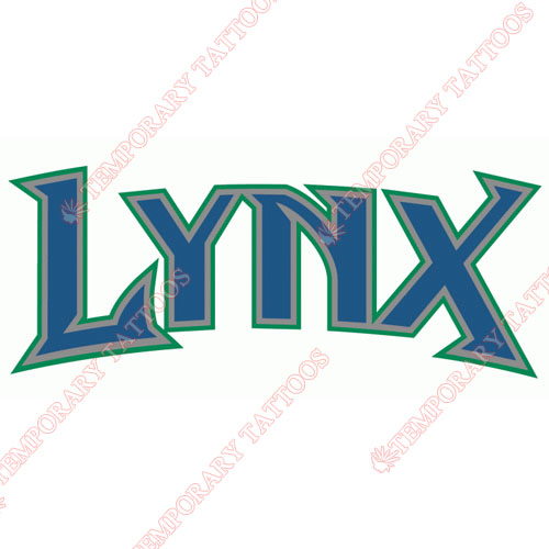 Minnesota Lynx Customize Temporary Tattoos Stickers NO.8564